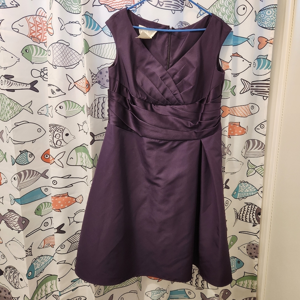 Davids Bridal Size 18 Lapis(?)Knee-length dress Style F12723